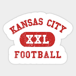 Kansas City Football Sticker